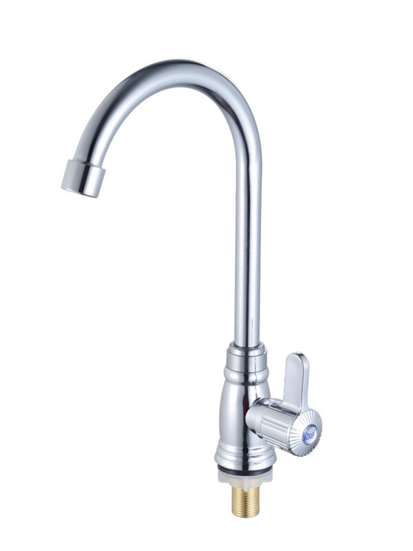 Robinet simple BFP1007GP – Format compact, finition inox pratique