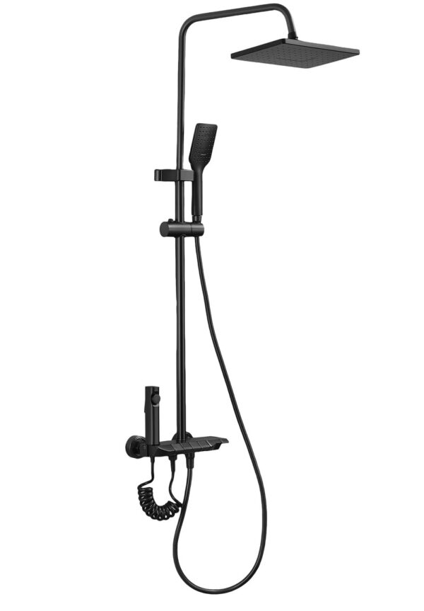 PCA1003BK Colonne de douche PSA1003BK – Design audacieux en finition noir mat