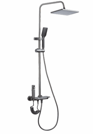 PSA1003BN Colonne de douche PSA1003BN – Élégance minimaliste en finition gris brossé