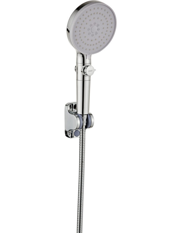 Pommeau de douche SHP1004GP/BK – Élégance métal et finition contrastée