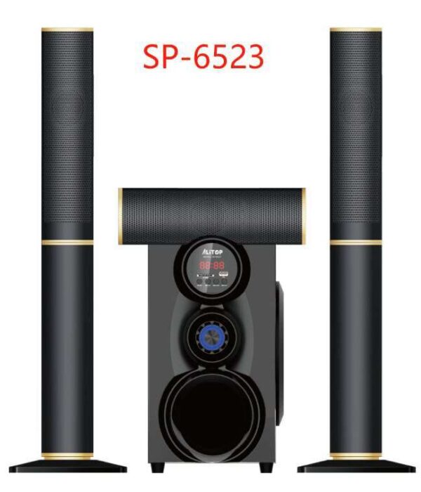 SP-6523 🔊 ALITOP Woofer SP-6523 Home Cinéma – Chaîne HI-FI Noir