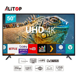T1 ALITOP TV 50" – LED FULL HD – HDMI / USB – TNT Intégré