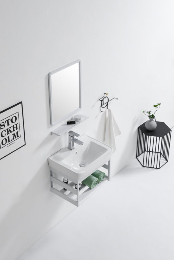 BCA1002 Armoire de toilette murale BCA1002-40BK – Élégance & praticité