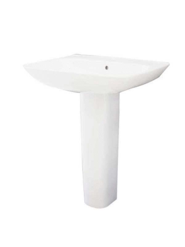 Lavabo avec colonne ZP003 – Design moderne & confort d’utilisation