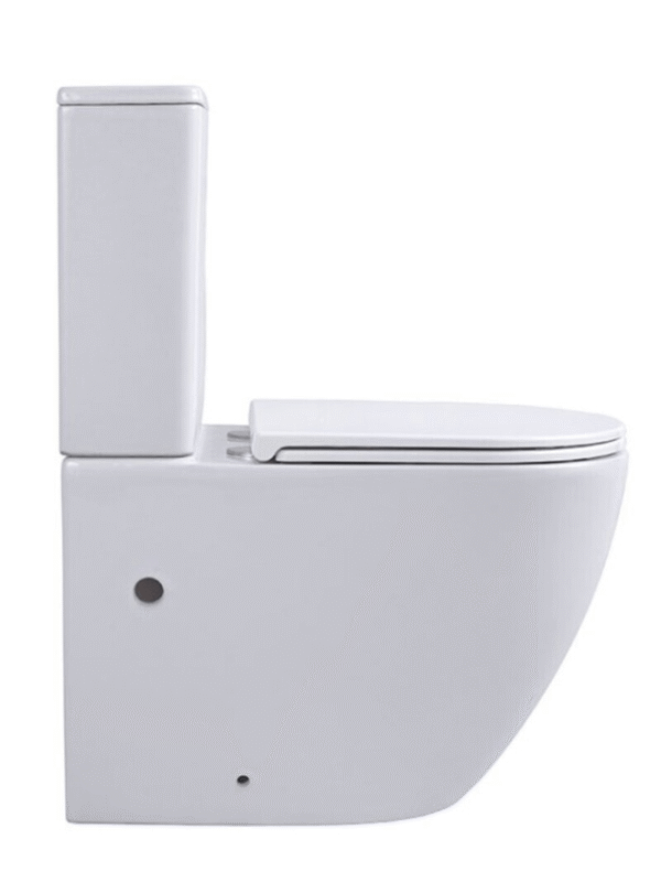 Toilette Luxe M001B – Design circulaire moderne & confort premium